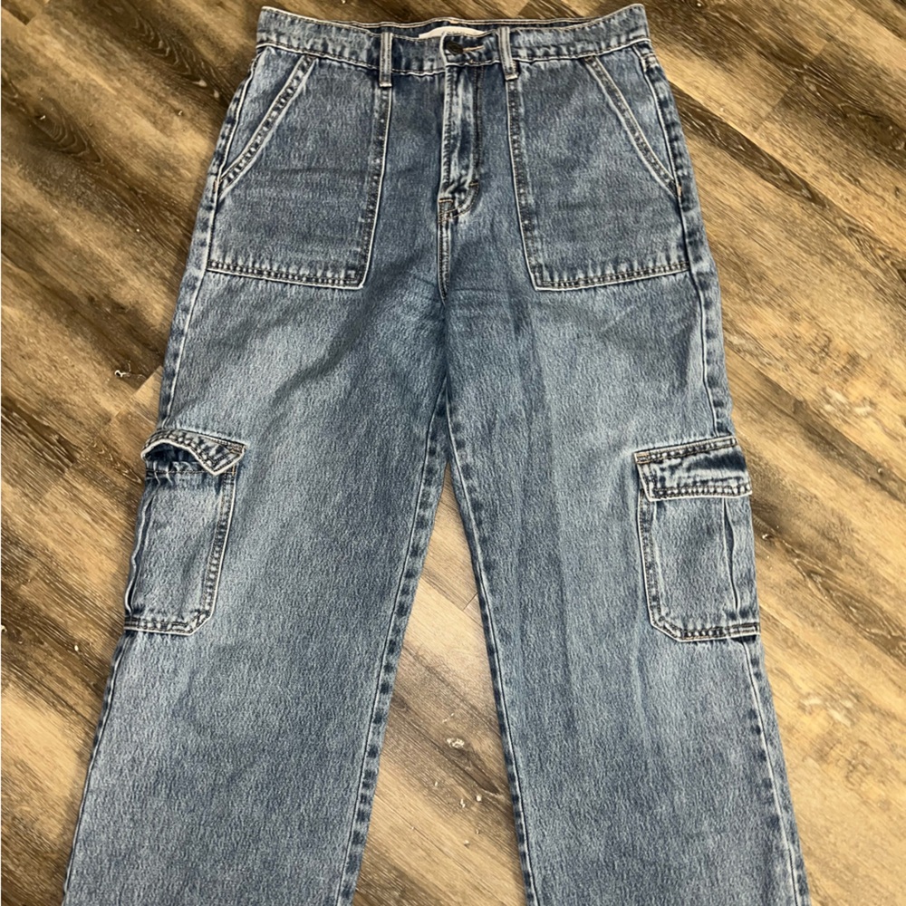 Hidden Cargo Denim Jeans